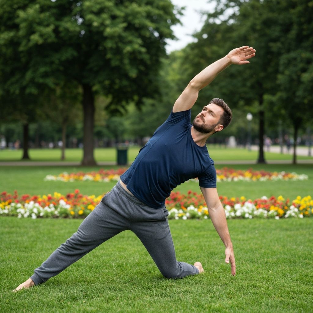 Yoga und Dehnübungen Unterstützung
